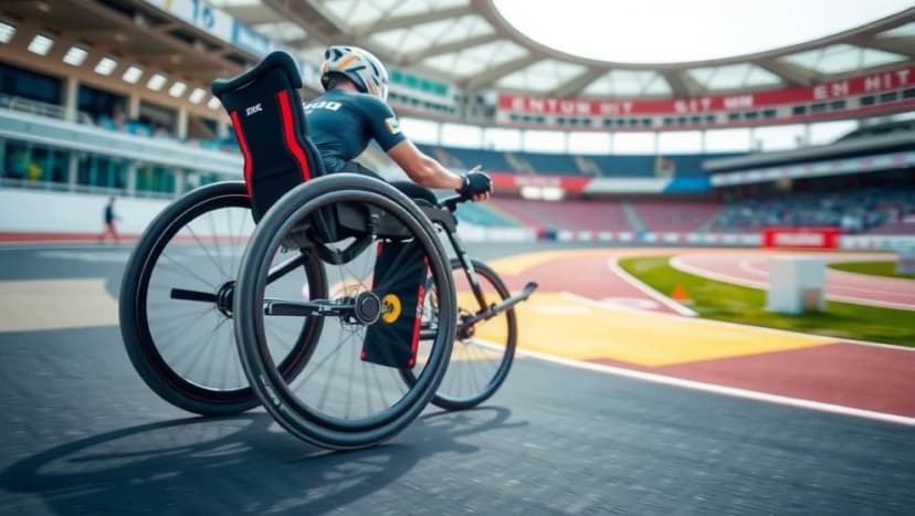 Rullstolsracing fart adrenalin och precision