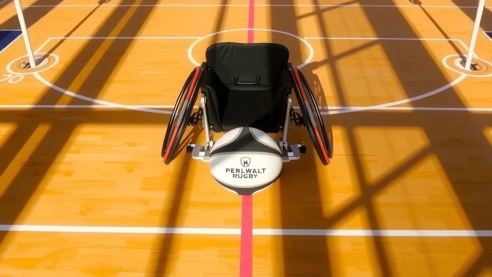 Rullstolsrugby sporten med kraft och strategi