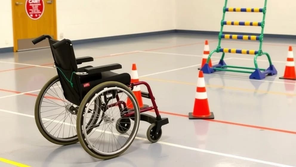 Träna smidighet och koordination i rullstol